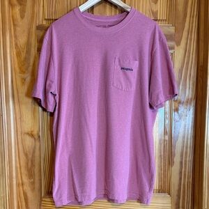 Patagonia Men's Short Sleeve Tee in Rose